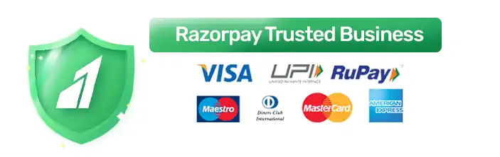 Secured by Razorpay: UPI, cards, wallets and more accepted